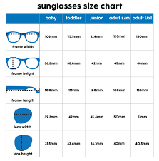 Kids Sunglasses Size Chart Size Charts For Shirts And Shoes