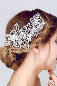 ウェディングアクセサリー ビジュー パール ストーン 葉っぱ リーフ 透け感 ヘッドドレス 4 ウェディングヘアアクセサリー ヘアジュエリー ブライダル