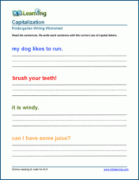 Capital Letters Worksheets For Preschool And Kindergarten