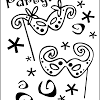 Mardi gras coloring pages free printable festival of mardi gras. 3