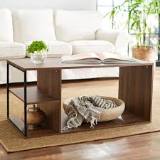 Black/nutmeg medium round wood coffee table set with nesting tables. Mainstays Kalla Wood And Metal Coffee Table You Ll Never Guess That These 15 Space Saving Coffee Tables All Cost Under 175 Popsugar Home Photo 16