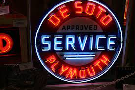 Vintage Neon Signs Neon Classic Cars Vintage