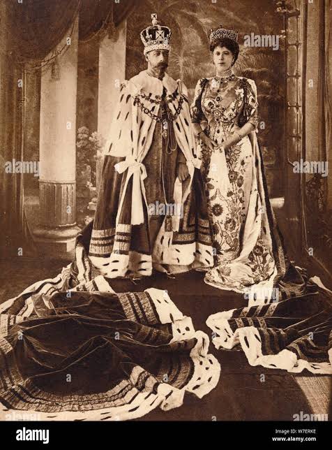 King george v queen mary delhi durbar hi-res stock photography and images - Alamy