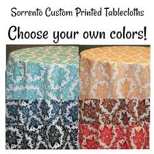 Custom Tablecloth Sorrento Custom Printed Traditional Custom Table Cloth Table Cloth Traditional Tablecloths