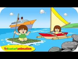 Kutahu Nama Kendaraan Perahu Layar Kapal Laut Rakit Kastari Animation Official Youtube Kartun Perahu Layar Gambar