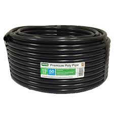 Who said a garden hose has to be rubber or poly? Holman Premium Poly Pipe 19mm X 50m Home Hardware