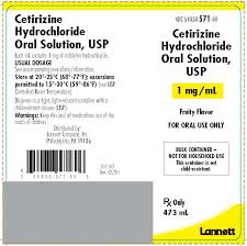 This medicine is used to treat or prevent symptoms of allergies. Cetirizine Hcl Dosage For Infants
