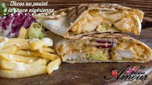 Tacos Au Poulet A La Sauce Algerienne Pour Un Repas Rapide Youtube