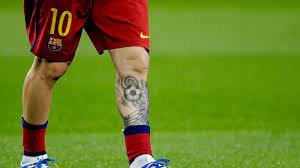 Currently the artists mix different tints and a totally black tattoo, that seems like it only consists of a base of. Lionel Messi Gets Inked Again Goes Full Black Leg Sleeve Fox Sports