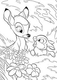 More than 5.000 printable coloring sheets. Bambi And Thumper Hide Behind Grass Coloring Pages Bulk Color