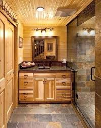 log cabin master bathroom ideas
