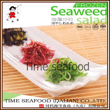 Garnished with mixed sesame seeds (vg). Goma Wakame Hiyashi Wakame Kuki Wakame Time Seafood Dalian Co Ltd