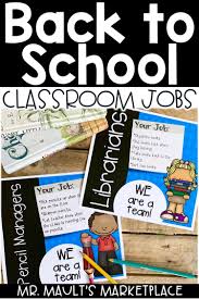 Classroom Jobs Editable Classroom Jobs Teaching 6th Grade Classroom