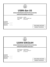 Sampul naskah ujian nasional ipa smp. Cover Amplop Try Out