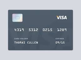 Visa Card Visa Card Prepaid Debit Cards Credit Card