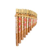 12 Beak Bamboo Pan Flute Hand Painted Hand Crafted