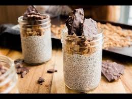 A Parfait Wouldn T Be Perfect Without Prana Chocolate Bark And A Crunchy Walnut Topping Finally A Dessert That Vanilla Chia Pudding Pudding Parfait Desserts