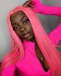 Human Hair Wig Straight Pink Hair 100 Remy Hair 13x4 6 Lace Front Wigs 360 Lace Wig Full Lace Wigs On Sale Ombr Hair Styles Wig Hairstyles Remy Human Hair