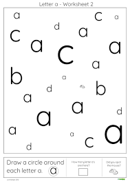 Subtraction is a key skill to learn for young students. Letter A Worksheet 2