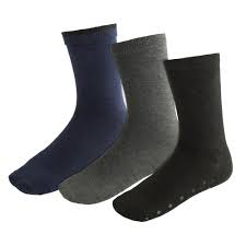 Chaussettes épousent parfaitement le pied. N 829 Lot De 3 Paires Chaussettes Antiderapantes Homme Socks Taille Un