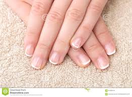 Francuski Manicure Zdjecie Stock Obraz Zlozonej Z Human 61550374