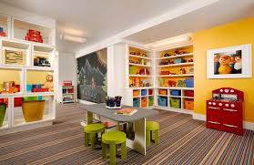 24 Idees Decoration De Salles De Jeux Pour Enfants Amenagement Salle De Jeux Salle De Jeux Enfants Decoration De Salle De Jeux