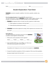 Check spelling or type a new query. Food Chain Gizmo Simulation