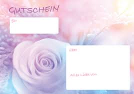 Make sure you have enough ink on your printer and have the printing done to scale. Briefbox Image Gutschein Vorlage Rose