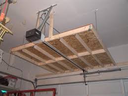 Garage Storage Plans Pdf Google Search Diy Overhead Garage Storage Garage Ceiling Storage Hanging Garage Shelves