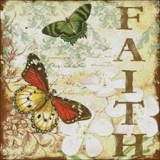 Feelings Of Faith And Butterflies Chart Counted Cross