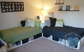 How To Add Storage Drawers Under Your Bed Creative Bedroom Small Guest Bedroom Small Room Design
