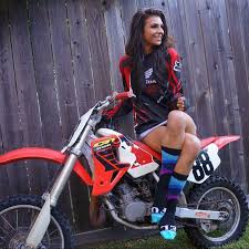 socks on point now about this bike goodmorning sunday fuel fuelclothing needhelmet needboots neednewbik motocross girls motorcycle girl dirt bike girl