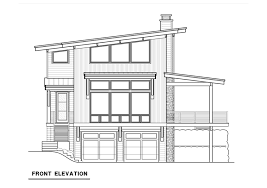 The purpose of an elevation drawing is to show the finished appearance of a given side of the house and furnish vertical height dimensions. Modern House Design Drawing Front View Colleen Segina