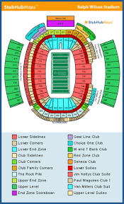 Our centurylink field seating chart for the home of the seattle seahawks will help you get the best seats possible, given your budget. Ralph Wilson Stadium Seating
