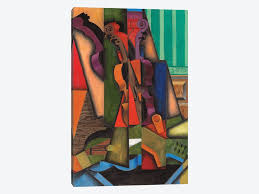 The violin, 1916 by juan gris canvas art arrives ready to hang, with hanging accessories included and no additional framing required. Violin And Guitar 1913 Canvas Wall Art By Juan Gris Icanvas