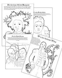 Abc Art History Coloring Pages Abc Art Art History Hand Art Drawing