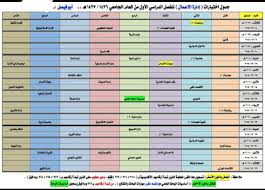 استفسار عام جدول تسجيل المقررات للفصل الدراسي الثاني 1437 1436هـ حسب الدفعات ملتقى طلاب وطالبات جامعة الملك فيصل جامعة الدمام