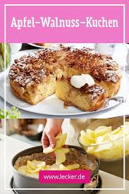 Apfel Walnuss Kuchen Backen So Geht S Lecker Apfel Walnuss Kuchen Apfel Walnuss Kuchen Rezept Walnusskuchen