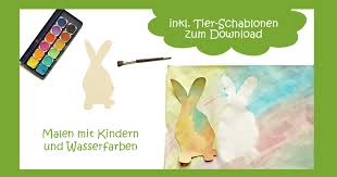 Hase ausmalbilder kostenlos kaninchen lieben die gesellschaft anderer kaninchen. Tierische Idee Zum Malen Mit Kindern Und Wasserfarben Kreativsein Blog