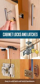 Cabinet Locks Catches And Latches Easy To Install Hardware Https Www Rockler Com Hardware Project H Cabinet Locks Installing Kitchen Cabinets Diy Cabinets