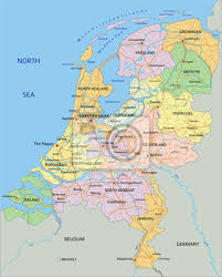 Internetowa mapa holandii, jeżeli szukasz planu wybranego miasta, skorzystaj z naszej mapy holandii. Holandia Bardzo Szczegolowe Edycji Mapa Polityczna Z Oddzielnych Fototapeta Fototapety Groningen Benelux Mapping Myloview Pl