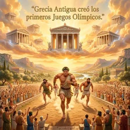 🏅🏛️ Los primeros Juegos Olímpicos nacieron en la antigua Grecia hace miles de años como una celebración deportiva y religiosa. Ahora es por fama y dinero.