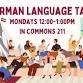 German Language Table event in Lewiston, ME