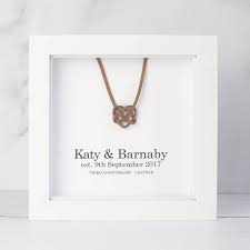 Give leather luggage tags personalized with their names. Personalised 3rd Wedding Anniversary Gift Leather Heart By A Few Home Truths Notonthehighstreet Com