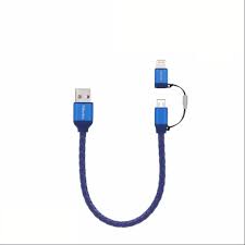 Silvertec Double Side Mfi Lightning Cable Bc Li0410 0 22m Blue Toby Deals Us