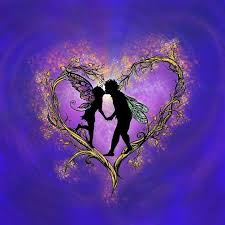 Pin By Jennifer Thompson On Purplish Sensation Fairy Silhouette Fantasy Fairy Fairy Art