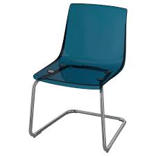 Tobias Chair Blue Chrome Plated Ikea Transparent Chair Chrome Plating Tobias
