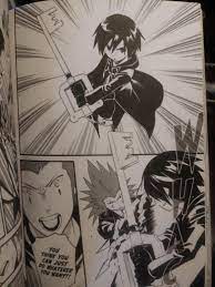 Day four of my favorite scenes from the manga: the axel, Xion fight! It was  sad yet moving in the game But even better in the manga as there is more  detail. :