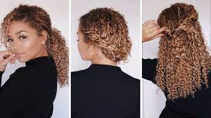 3 Super Easy Hairstyles For 3b 3c Curly Hair Bella Kurls Extensions Ashley Bloomfield Curly Hair Styles Easy Curly Hair Styles Curly Hair Styles Naturally