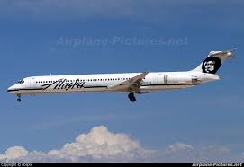 n934as alaska airlines mcdonnell douglas md 83 at las